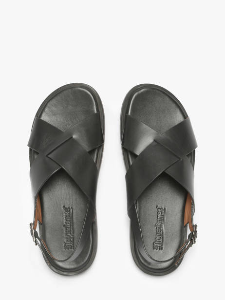 Sandalen Uit Leder Les tropeziennes Zwart men JASPER ander zicht 3